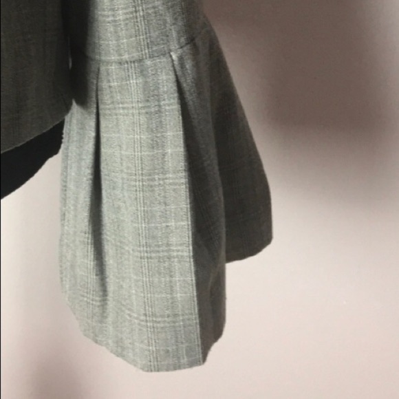 HARLOW & GRAHAM Plaid Bell Sleeve Top Extra Small - Picture 6 of 9